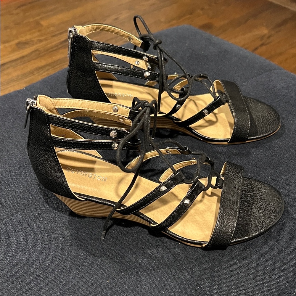 Covington 2.5” Emily Strappy Wedge - 10